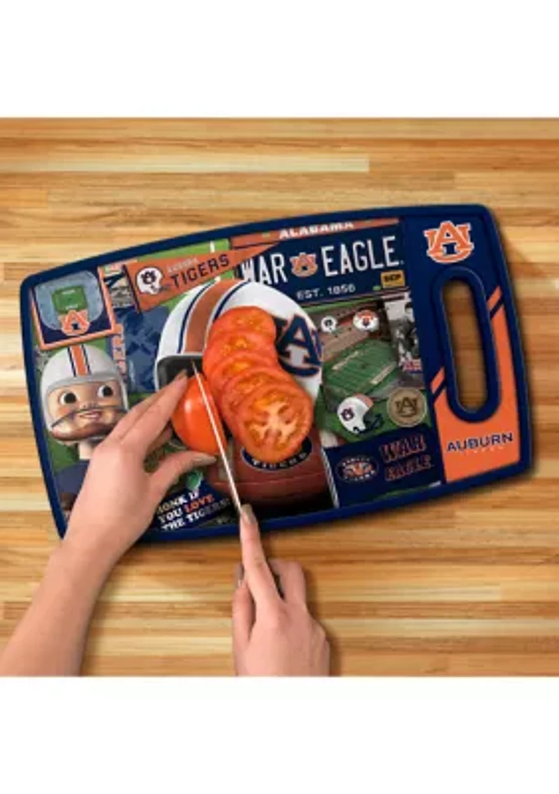 YouTheFan NCAA Auburn Tigers Retro Series Cutting Board