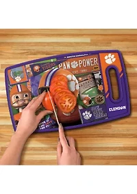 YouTheFan NCAA Clemson Tigers Retro Series Cutting Board
