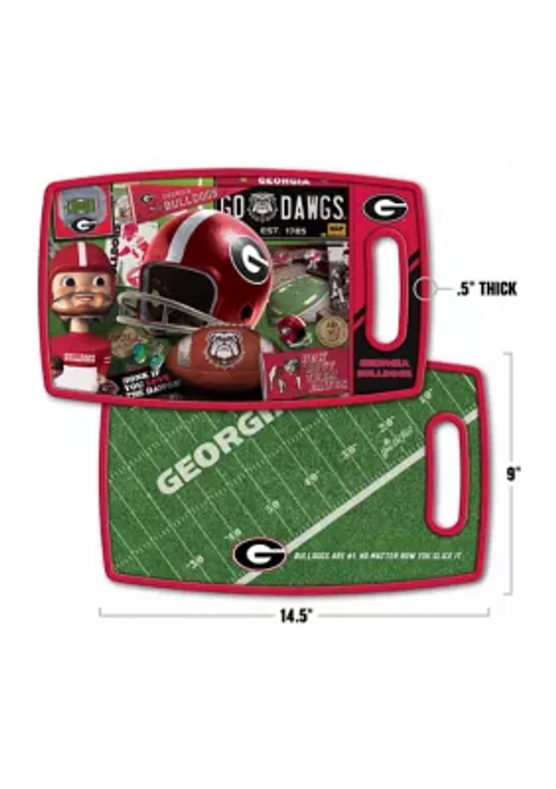 NCAA Georgia Bulldogs Retro Series Cutting Board