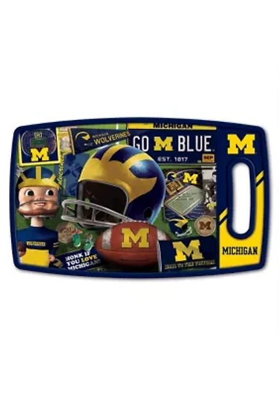 YouTheFan NCAA Michigan Wolverines Retro Series Cutting Board
