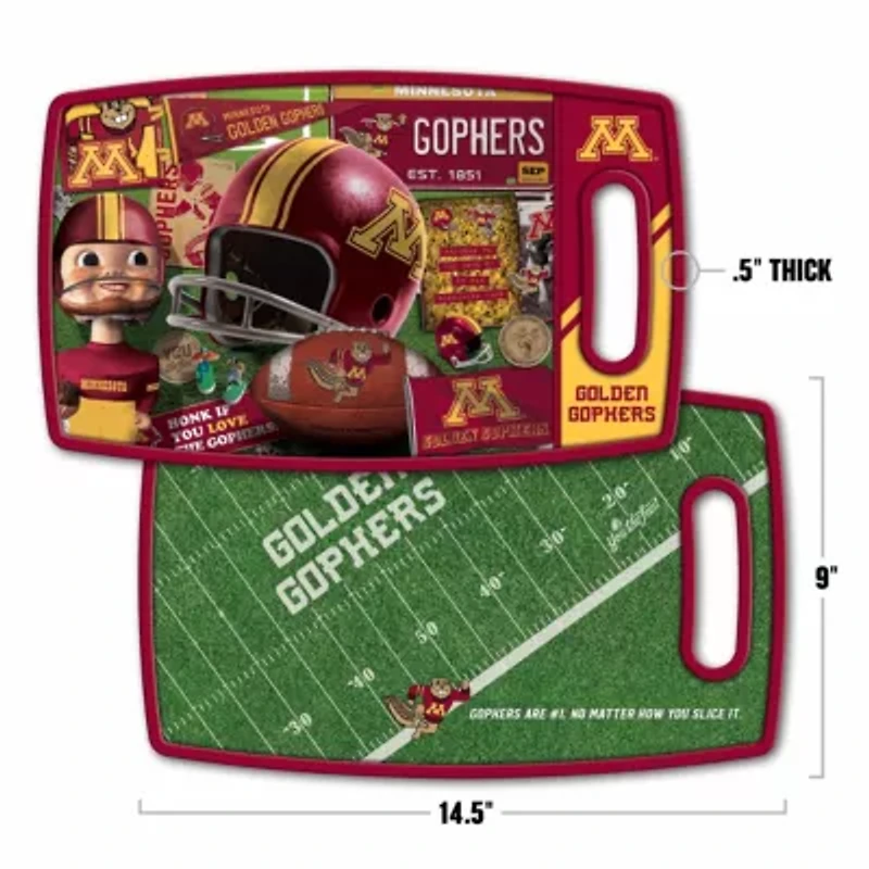 YouTheFan NCAA Minnesota Golden Gophers Retro Series Cutting Board