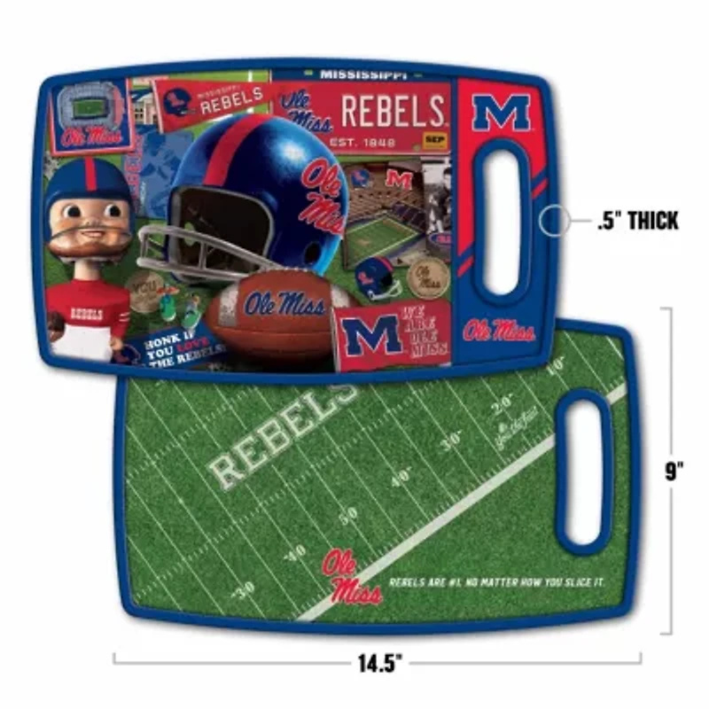 Ole Miss Rebels YouTheFan NCAA Mississippi Rebels Retro Series Cutting Board