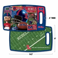 Ole Miss Rebels YouTheFan NCAA Mississippi Rebels Retro Series Cutting Board