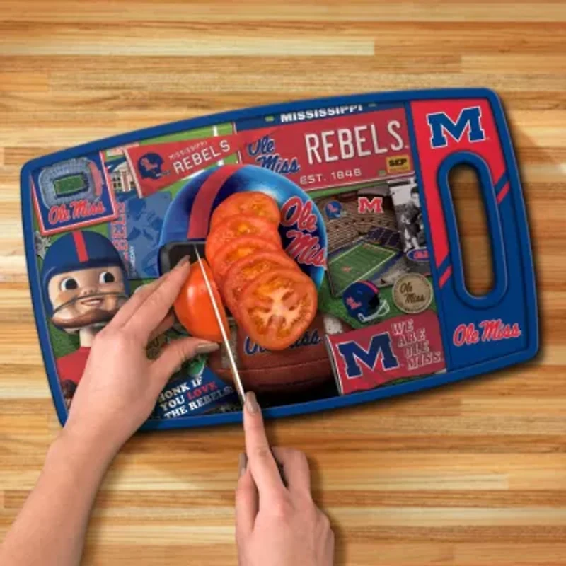 Ole Miss Rebels YouTheFan NCAA Mississippi Rebels Retro Series Cutting Board