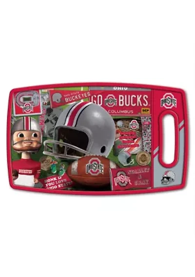YouTheFan NCAA Ohio State Buckeyes Retro Series Cutting Board