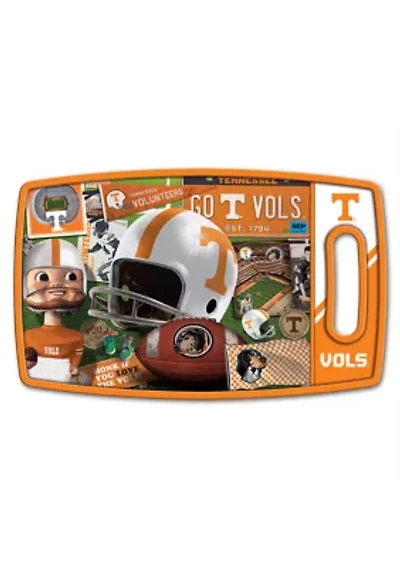 YouTheFan NCAA Tennessee Volunteers Retro Series Cutting Board