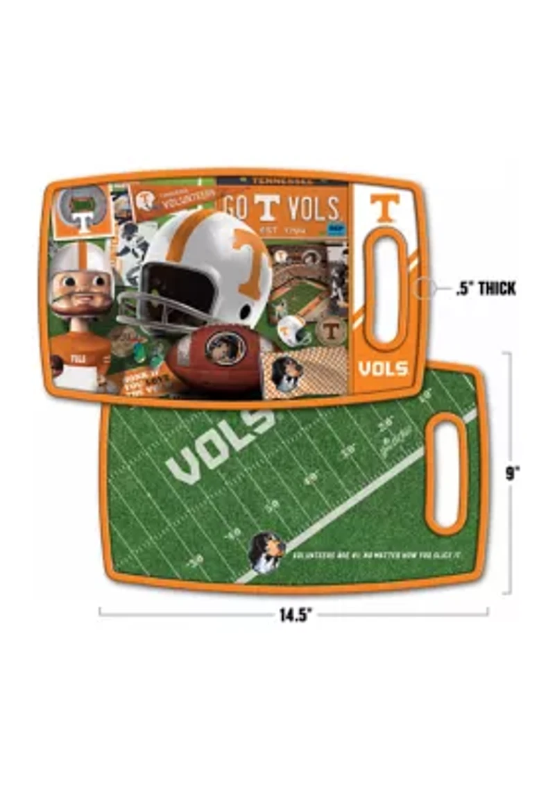 YouTheFan NCAA Tennessee Volunteers Retro Series Cutting Board