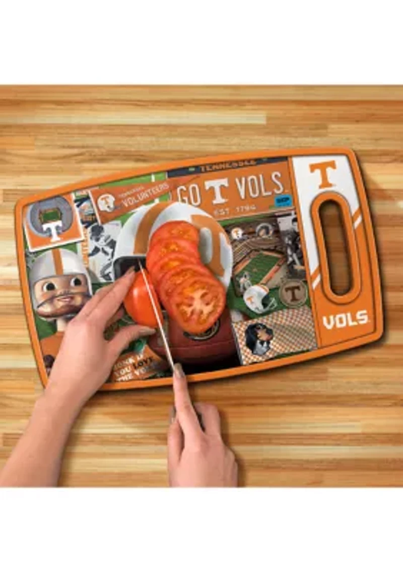 YouTheFan NCAA Tennessee Volunteers Retro Series Cutting Board