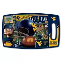 YouTheFan NCAA West Virginia Mountaineers Retro Series Cutting Board