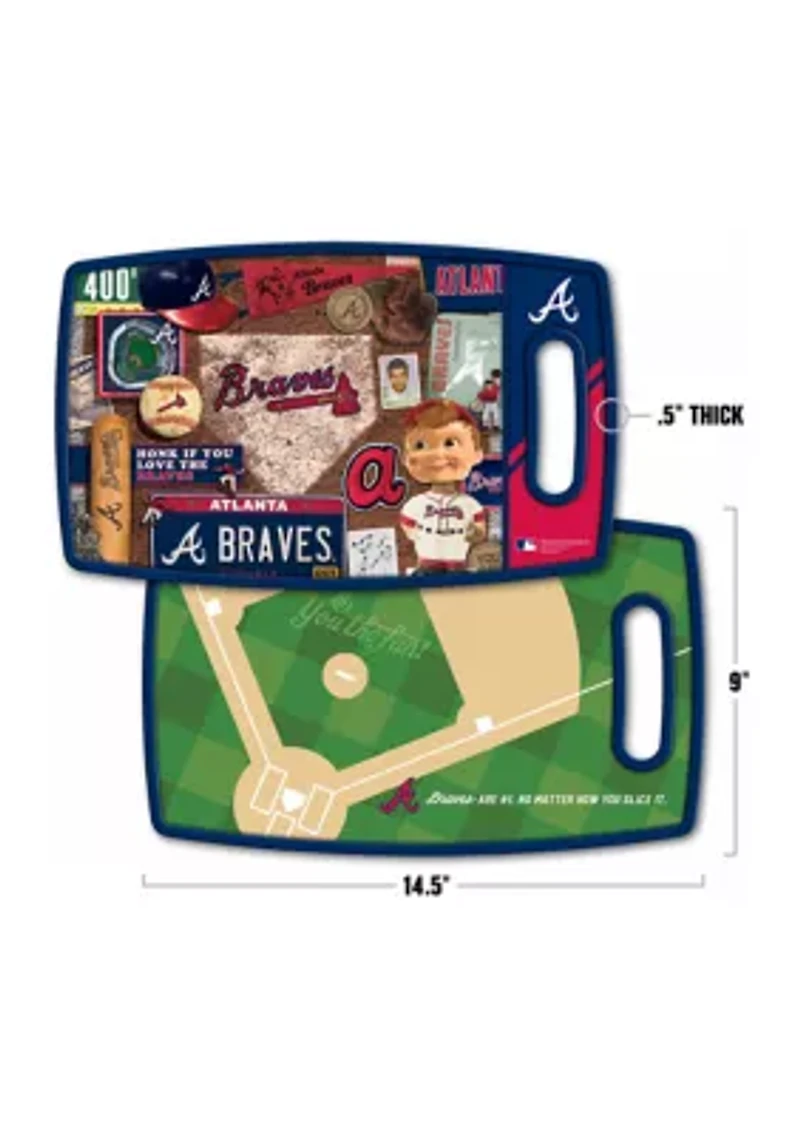 YouTheFan MLB Atlanta Braves Retro Series Cutting Board