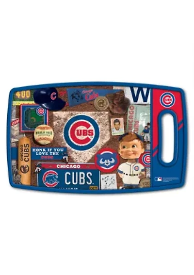 YouTheFan MLB Chicago Cubs Retro Series Cutting Board