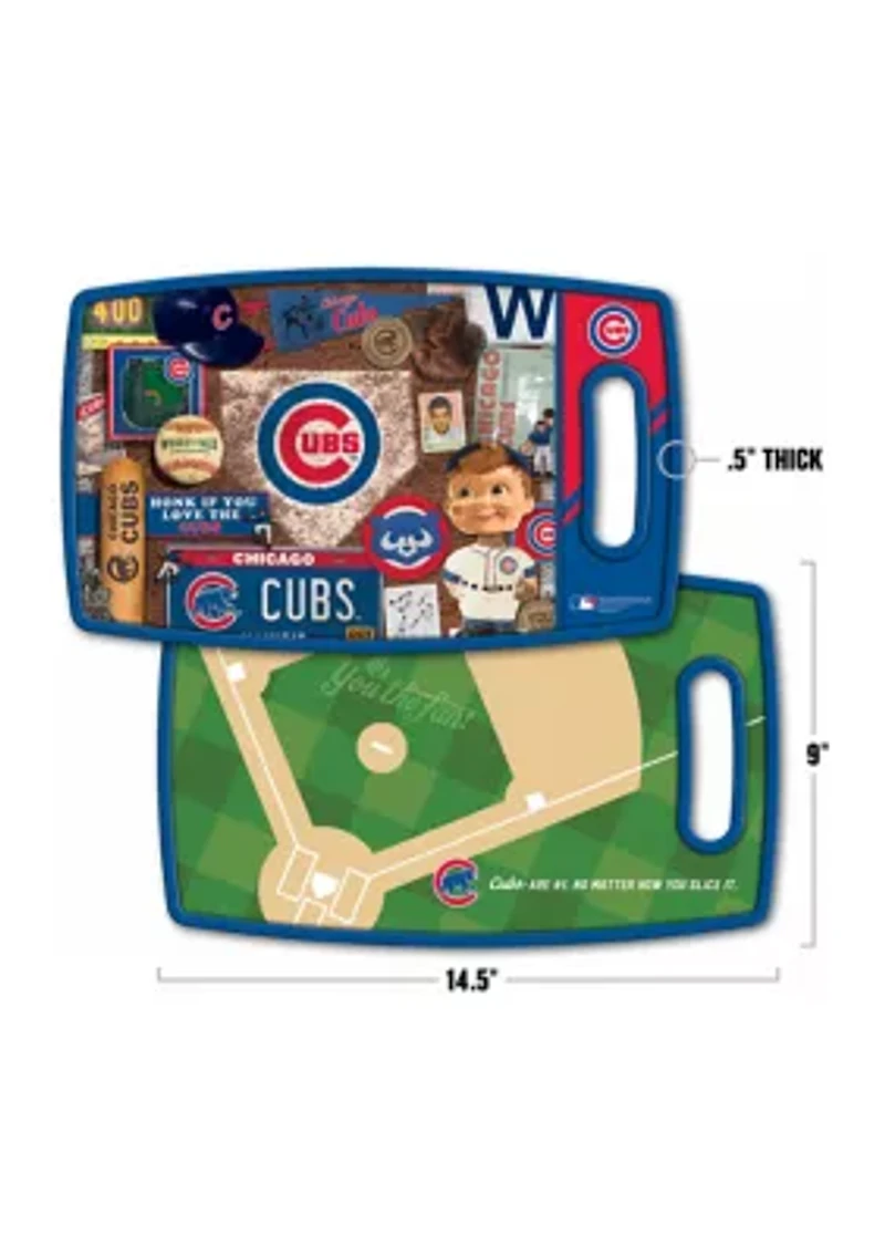 YouTheFan MLB Chicago Cubs Retro Series Cutting Board