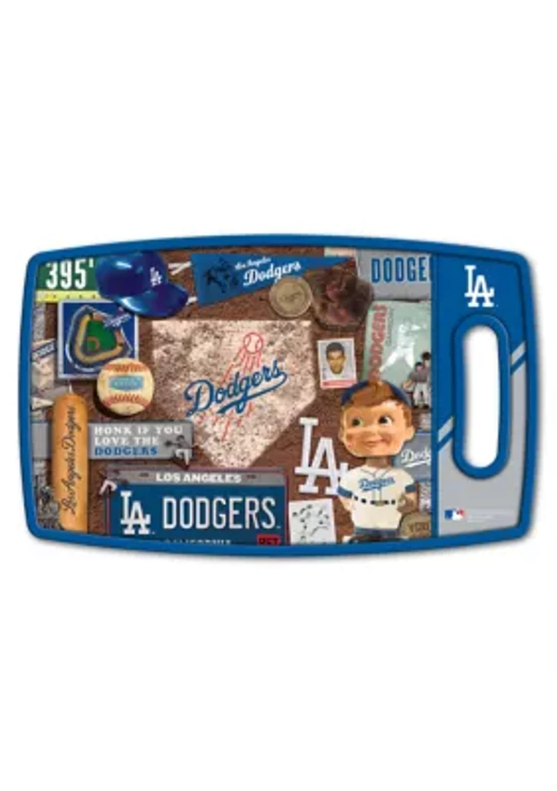 YouTheFan MLB Los Angeles Dodgers Retro Series Cutting Board