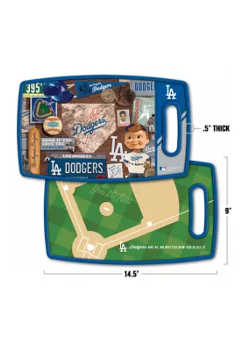 YouTheFan MLB Los Angeles Dodgers Retro Series Cutting Board