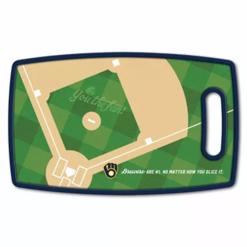 YouTheFan MLB Milwaukee Brewers Retro Series Cutting Board