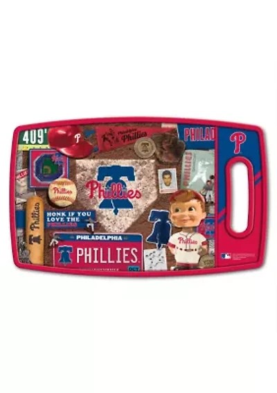 YouTheFan MLB Philadelphia Phillies Retro Series Cutting Board