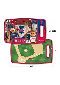 YouTheFan MLB Philadelphia Phillies Retro Series Cutting Board