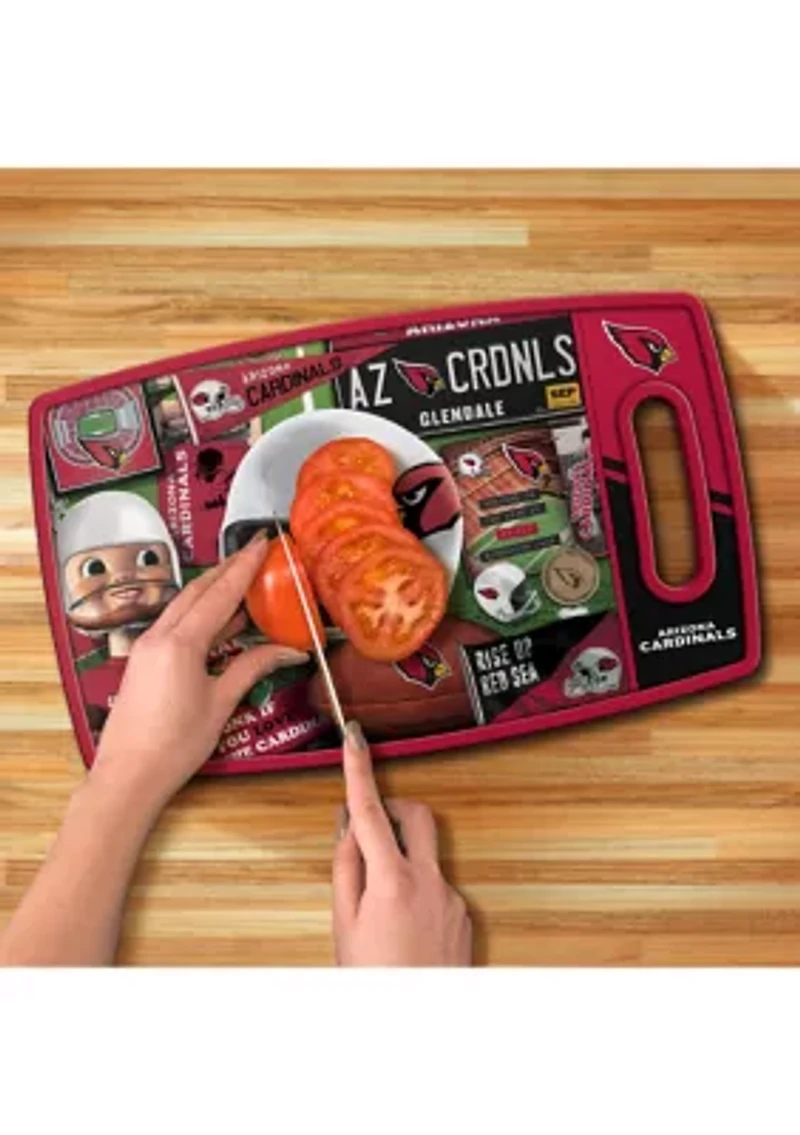 YouTheFan NFL Arizona Cardinals Retro Series Cutting Board
