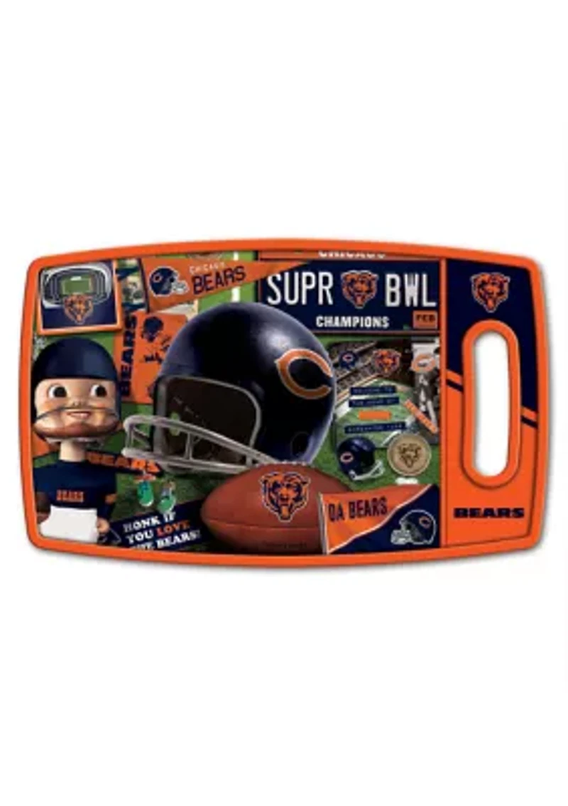 YouTheFan NFL Chicago Bears Retro Series Cutting Board