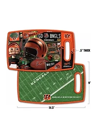 YouTheFan NFL Cincinnati Bengals Retro Series Cutting Board