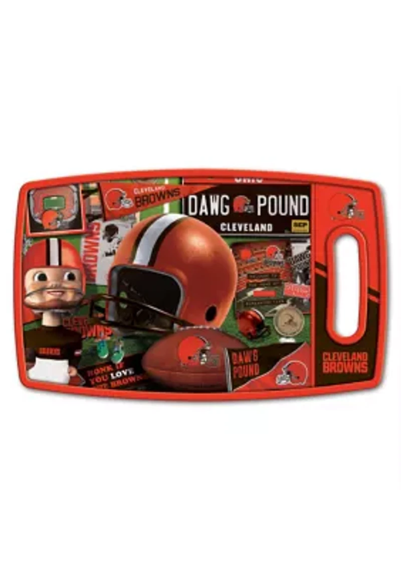 YouTheFan NFL Cleveland Browns Retro Series Cutting Board