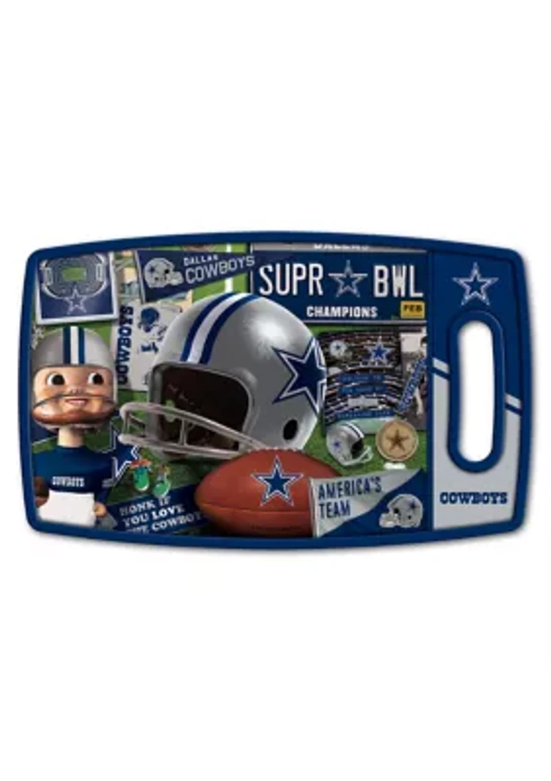 YouTheFan NFL Dallas Cowboys Retro Series Cutting Board