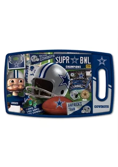 YouTheFan NFL Dallas Cowboys Retro Series Cutting Board