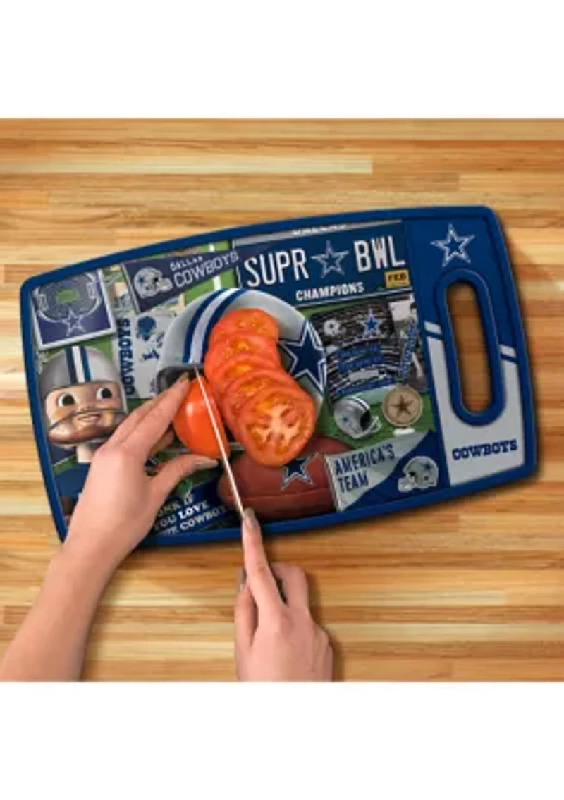 YouTheFan NFL Dallas Cowboys Retro Series Cutting Board