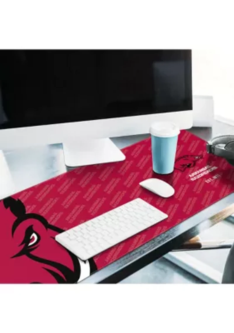 YouTheFan NCAA Arkansas Razorbacks Logo Series Desk Pad