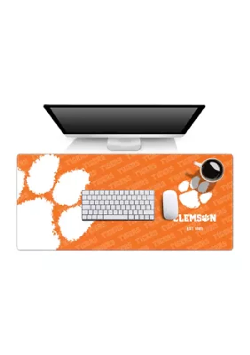 YouTheFan NCAA Clemson Tigers Logo Series Desk Pad