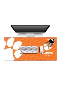 YouTheFan NCAA Clemson Tigers Logo Series Desk Pad