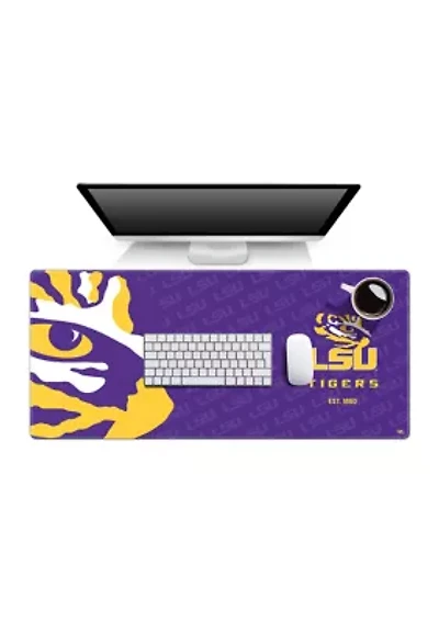 YouTheFan NCAA LSU Tigers Logo Series Desk Pad