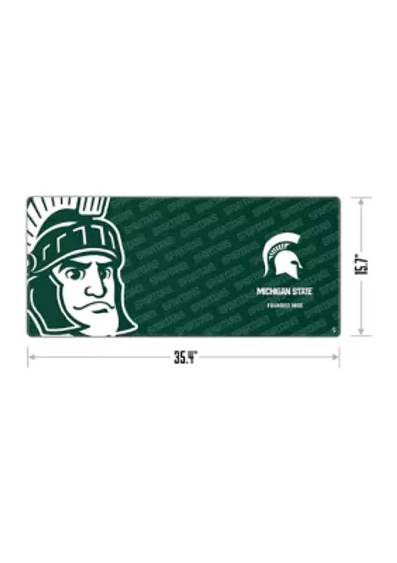 YouTheFan NCAA Michigan State Spartans Logo Series Desk Pad