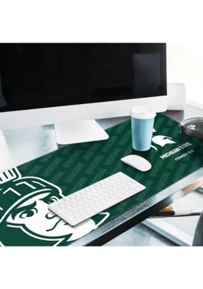 YouTheFan NCAA Michigan State Spartans Logo Series Desk Pad