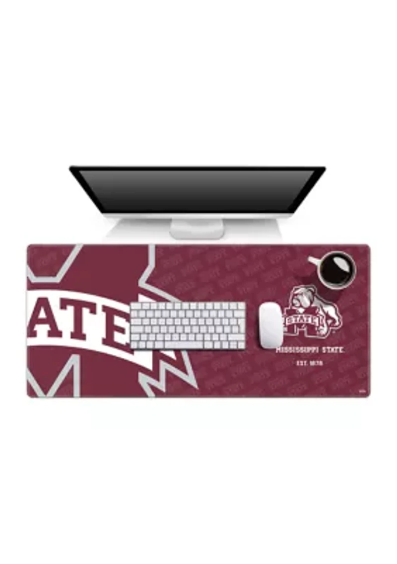 YouTheFan NCAA Mississippi State Bulldogs Logo Series Desk Pad