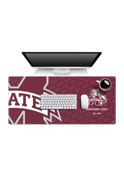 YouTheFan NCAA Mississippi State Bulldogs Logo Series Desk Pad