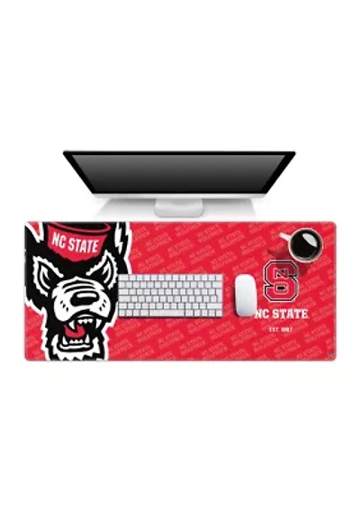 YouTheFan NCAA NC State Wolfpack Logo Series Desk Pad