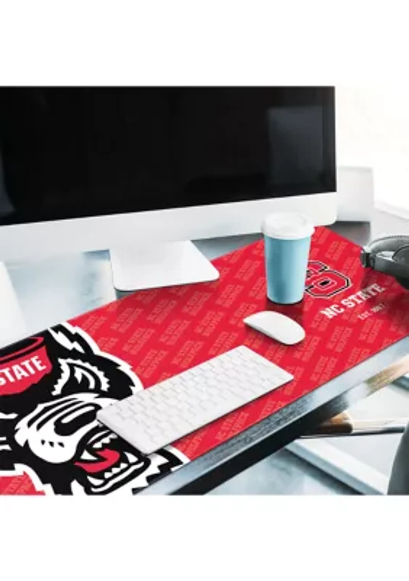 YouTheFan NCAA NC State Wolfpack Logo Series Desk Pad