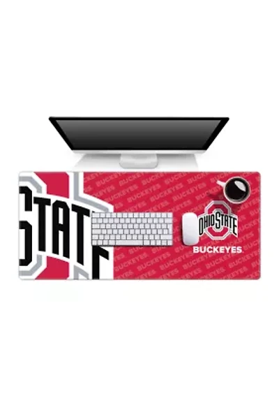 YouTheFan NCAA Ohio State Buckeyes Logo Series Desk Pad