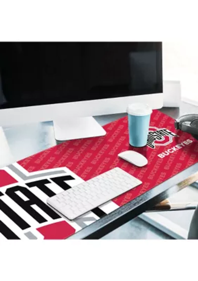 YouTheFan NCAA Ohio State Buckeyes Logo Series Desk Pad