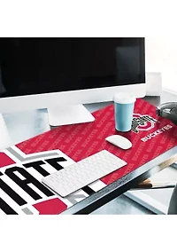 YouTheFan NCAA Ohio State Buckeyes Logo Series Desk Pad