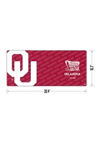 YouTheFan NCAA Oklahoma Sooners Logo Series Desk Pad