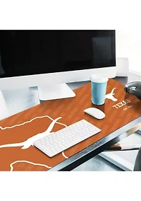 YouTheFan NCAA Texas Longhorns Logo Series Desk Pad