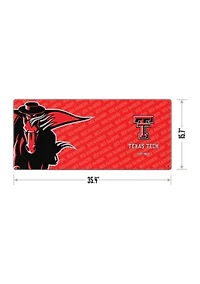 YouTheFan NCAA Texas Tech Red Raiders Logo Series Desk Pad