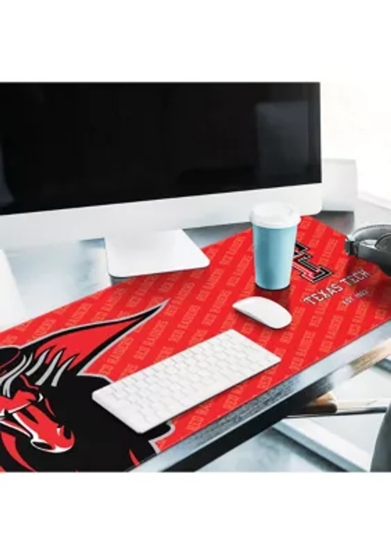 YouTheFan NCAA Texas Tech Red Raiders Logo Series Desk Pad