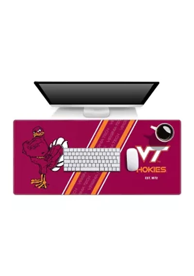 YouTheFan NCAA Virginia Tech Hokies Logo Series Desk Pad