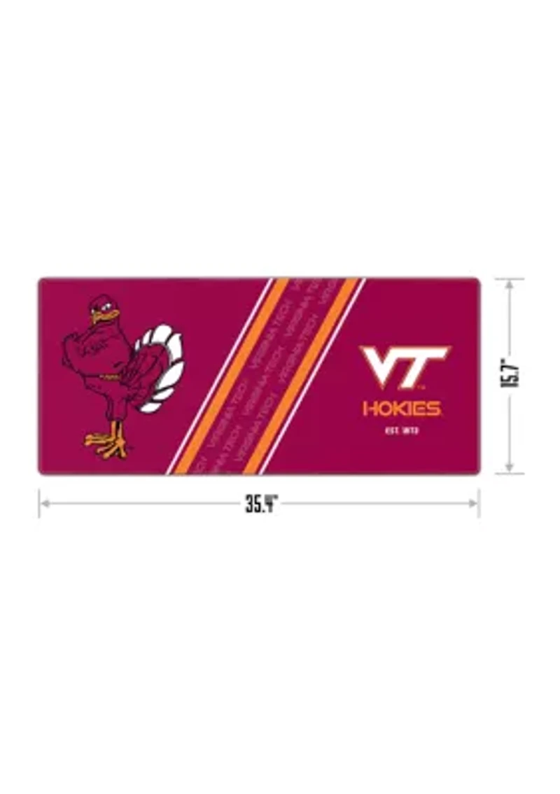 YouTheFan NCAA Virginia Tech Hokies Logo Series Desk Pad