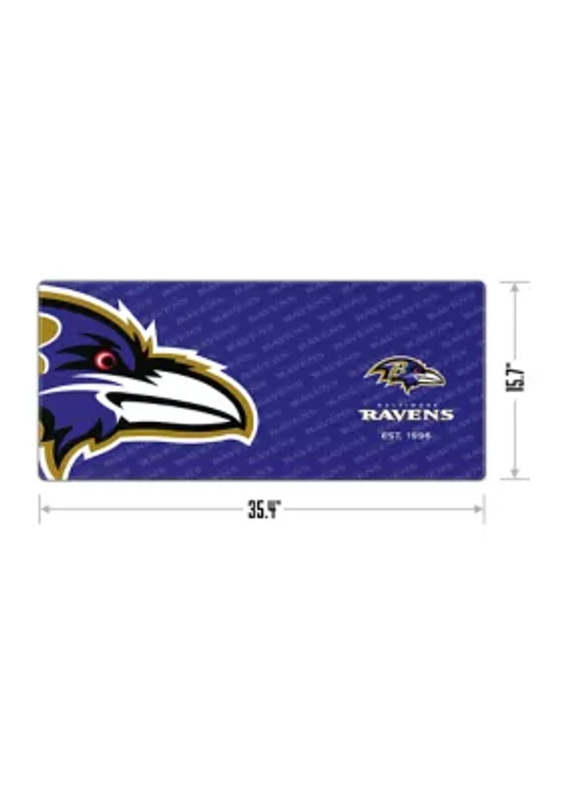 YouTheFan NFL Baltimore Ravens Logo Series Desk Pad