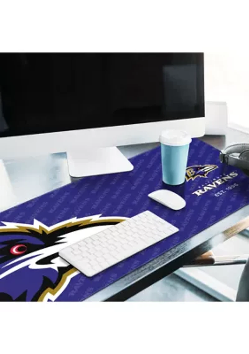 YouTheFan NFL Baltimore Ravens Logo Series Desk Pad