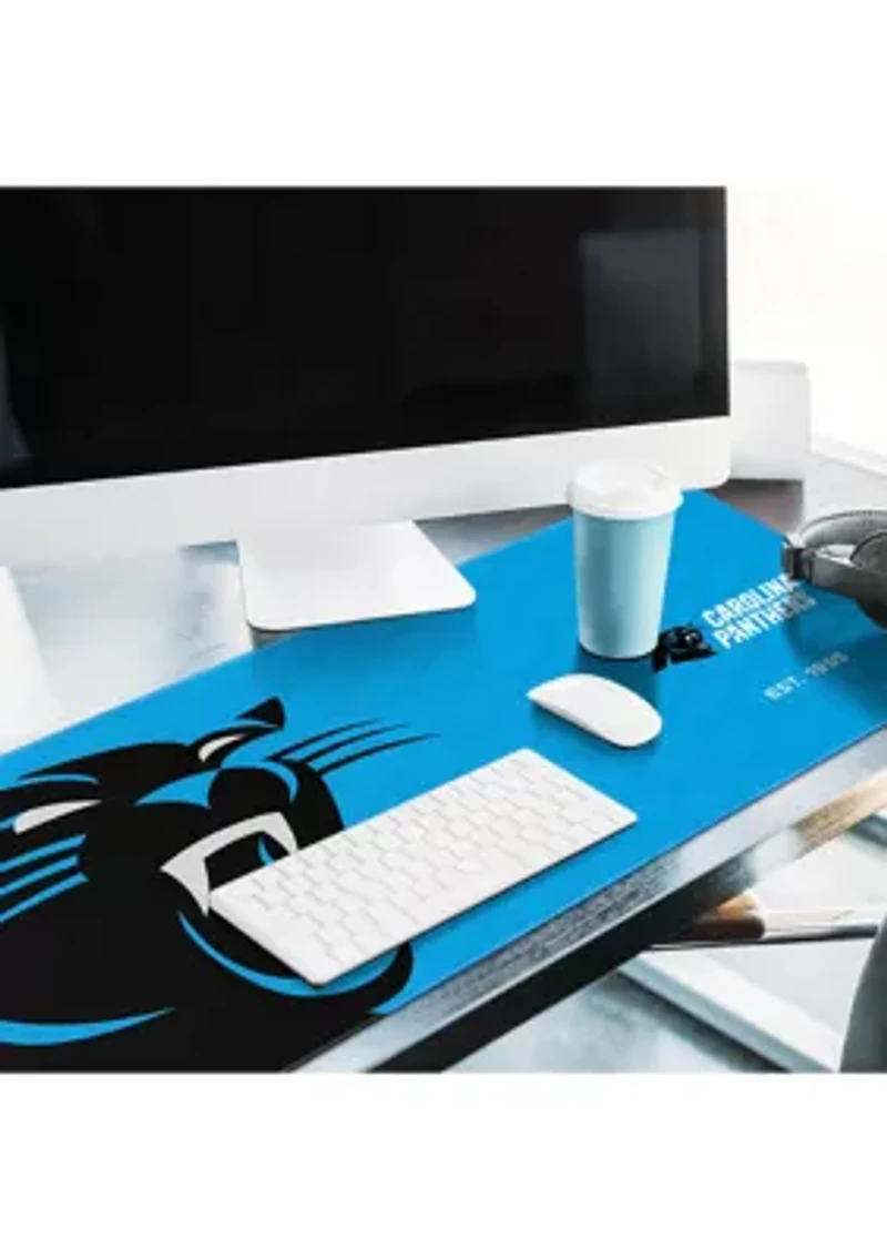 YouTheFan NFL Carolina Panthers Logo Series Desk Pad